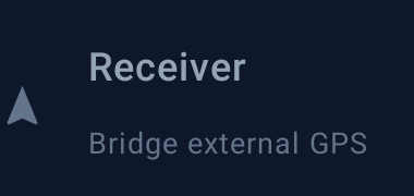 Receiver Mode (Bridge External Hardware GPS) Icon Crop