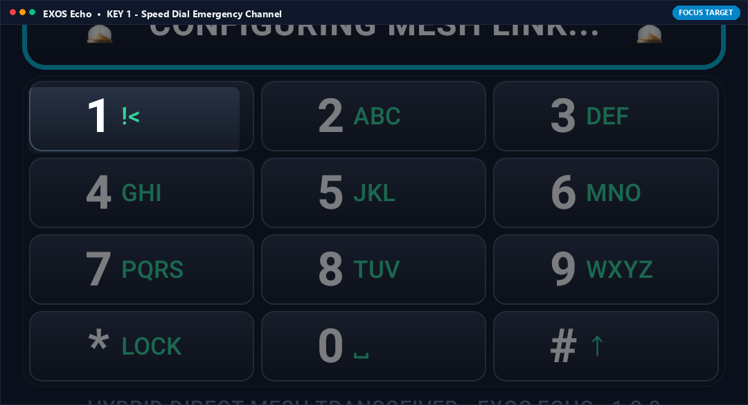 Actual App Snapshot: KEY 1 (Speed Dial Tactical Channel 1 Preset) Highlighted on Note 8 Interface
