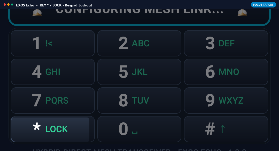 Actual App Snapshot: KEY * / LOCK (Keypad & Tactical Lockout) Highlighted on Note 8 Interface