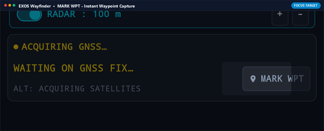 Actual App Snapshot: MARK WPT (Instant GPS Waypoint Capture) Highlighted on Note 8 Interface