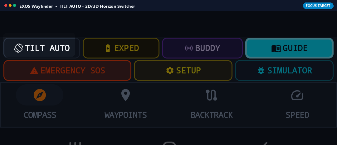 Actual App Snapshot: TILT AUTO (Dynamic 2D / 3D Gimbal Horizon) Highlighted on Note 8 Interface