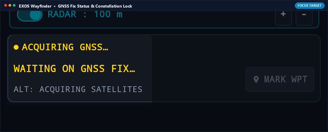 Actual App Snapshot: GNSS FIX STATUS & Altitude Readout Highlighted on Note 8 Interface