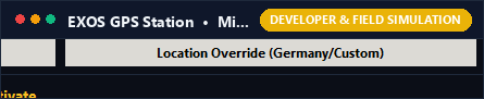 Field Mission Simulation & Custom Coordinate Override